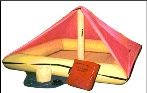SURVIVAL PRODUCTS 4-6 person ultra lightweight liferaft cw canopy. Type 1400-3