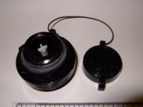 A7 inflation valve used on older Avon boats Black plastic 