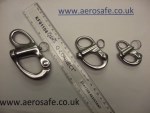 Snap Shackle Stainless steel small, medium or large.  