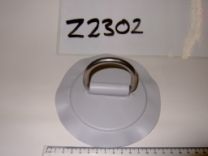Z2302 D ring patch D53mm Medium Sea GREY