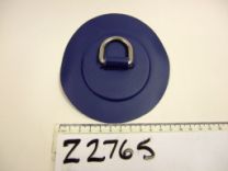 Z2765 D ring patch  25 mm ring colour BLUE