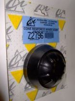 Z2796 Cone end assembly Black PVC