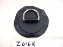 Z6168 D ring patch D53 Black 