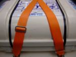 Heavy Duty liferaft strap. 4 to 12 person liferaft VEE shaped.